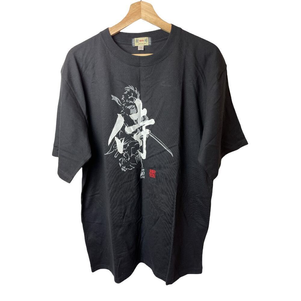 Kyoto Julin Co. Black Graphic Tee Shirt Men's Size XL NWOT